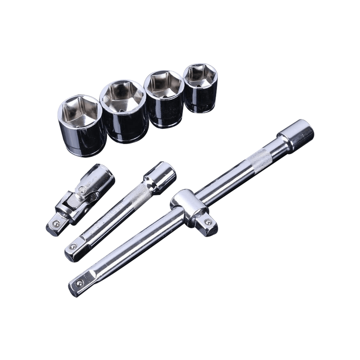 61 Keping 1/4' Set Alat Mekanik Pembaikan Automatik Pemegang Ratchet Spanar Kit Soket Bersama Universal