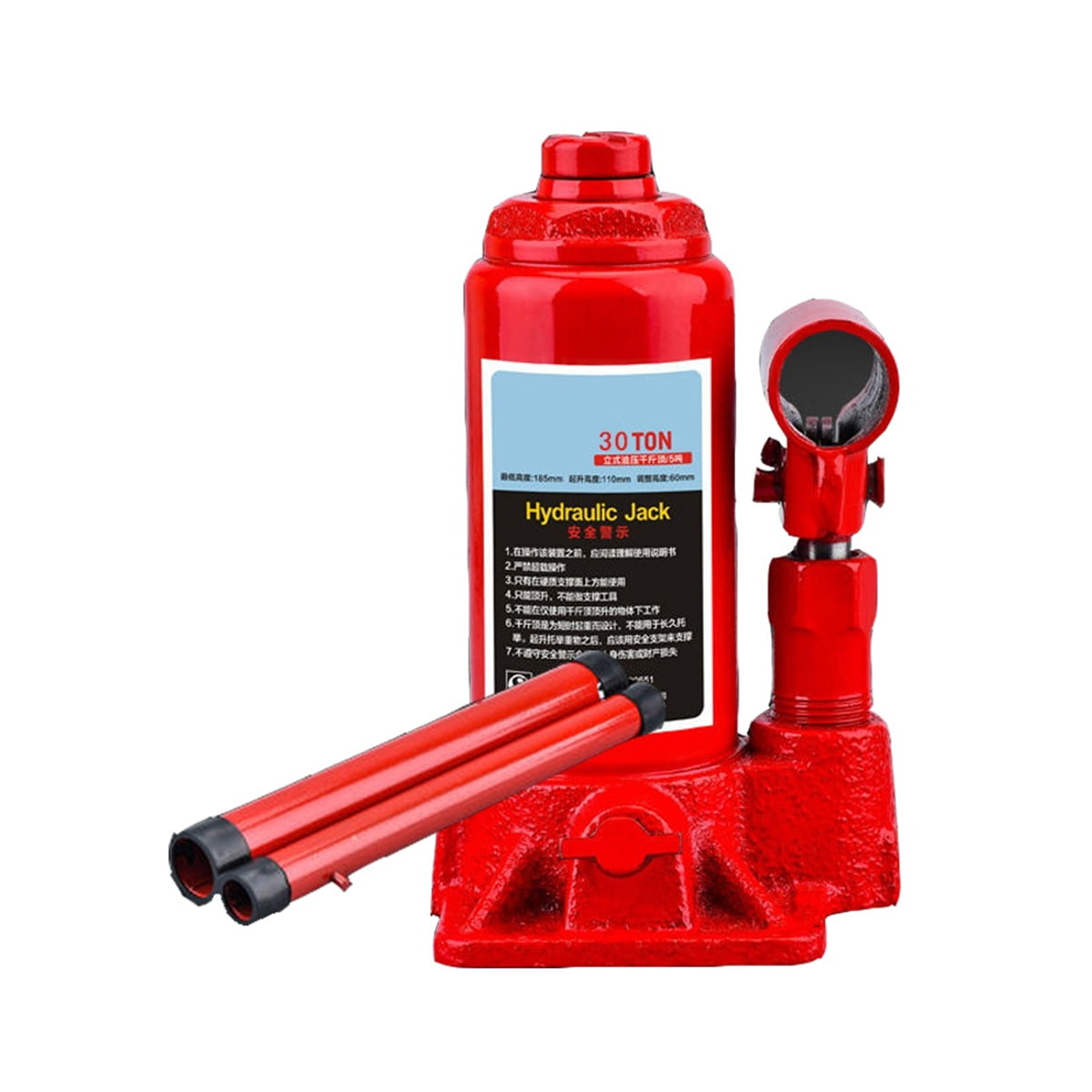 30 Tan Universal Telescoping Mini Heavy Portable Manual Hidraulik Botol Bicu Untuk Kereta